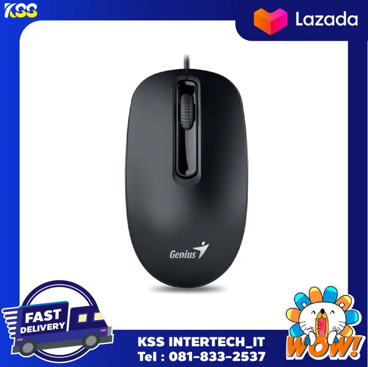 Optical Mouse Genius Dx 130 Black Lazada Co Th