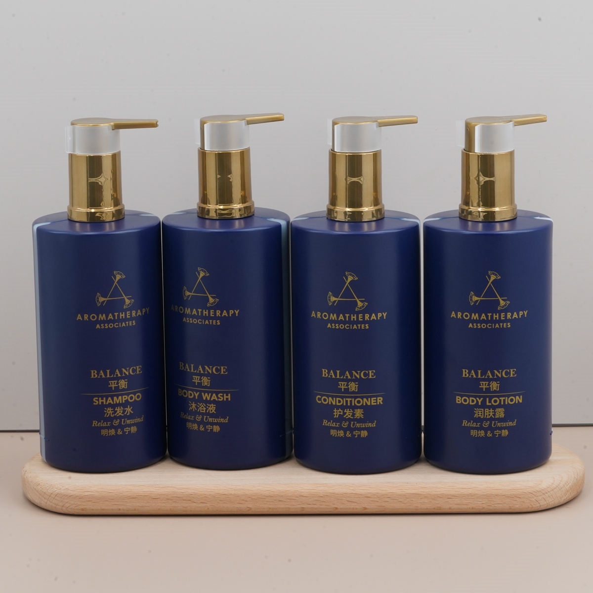 JW Marriott Hotel AROMATHERAPY ASSOCIATES Shampoo Conditioner Shower