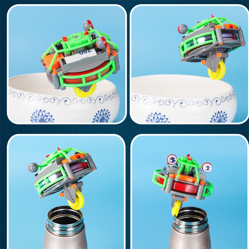 Creative Magical Tumbler Unicycle Robot Wire Walking Assembly Gyro ของ ...