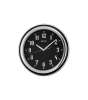 Seiko นาฬิกาแขวนผนัง ขนาด 12 นิ้ว ขอบเงิน หน้าปัดสีดำ สำหรับสำนักงาน QXA313T