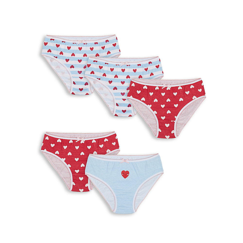 Mothercare 3 Pack Hearts Short Briefs