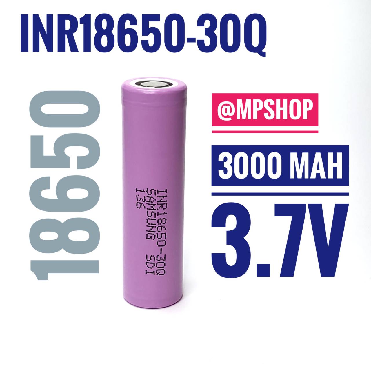 ของใหม่ ถ่านชาร์จ 18650 3.7V ของแท้ 1200-3200mAh Sony Samsung vtc6 Q30 พร้อมส่ง ราคาสุดคุ้ม แบตเตอรี่ลิเธียมไอออนแบบชาร์จไฟได้ 1 ก้อน