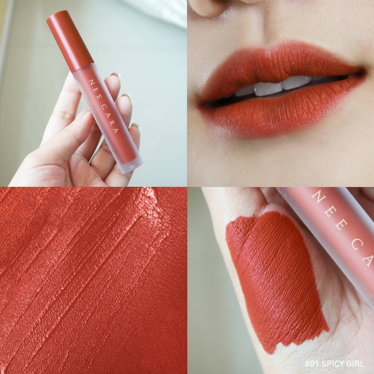 nee cara velvet matte lip glaze