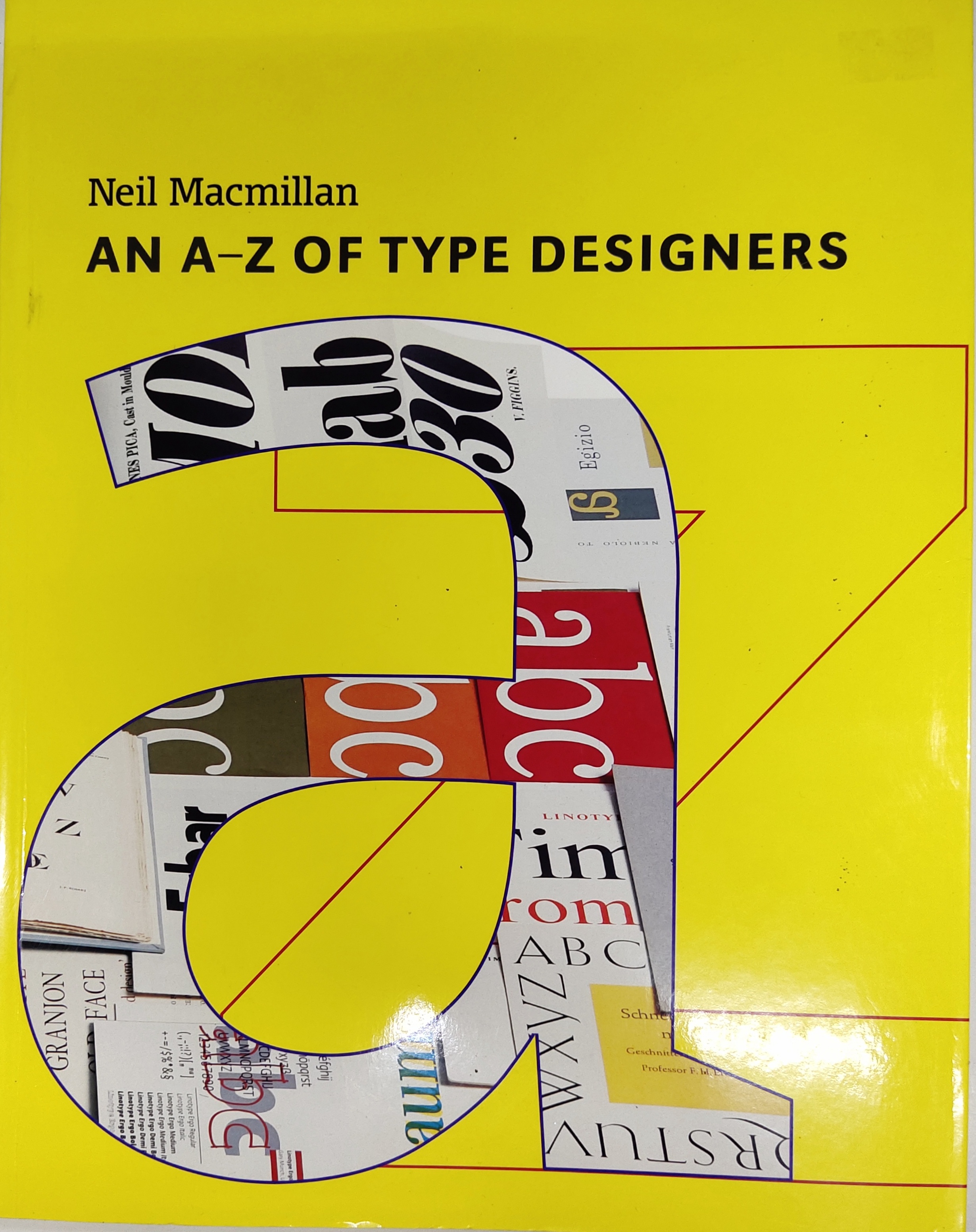 หนังสือ Graphic Design ภาษาอังกฤษ AN A-Z OF TYPE DESIGNERS 200Page