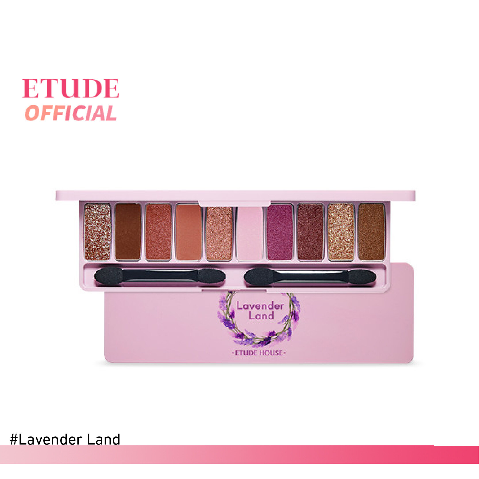 ETUDE Play Color Eyes #Lavender Land (0.9 g x 10 colors) อีทูดี้ อายแชโดว์ พาเล็ต