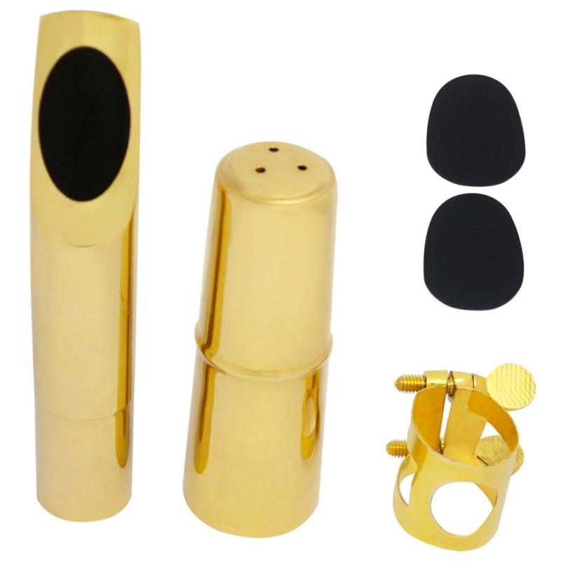 Jazz Tenor Sax Saxophone Mouthpiece Metal with Mouthpiece Patches Pads Cushions Cap Suitable for professional saxophonists Malaysia