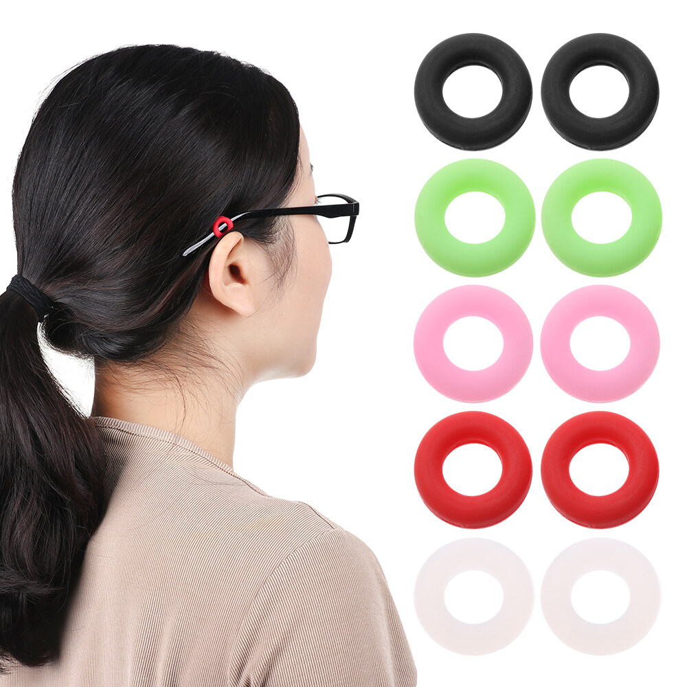 ADG Accessories Eyewear Hook Grips Eyeglasses Outdoor Round Glasses Ear Hooks Silicone Grips Eyeglass Holder Sports Temple Tips