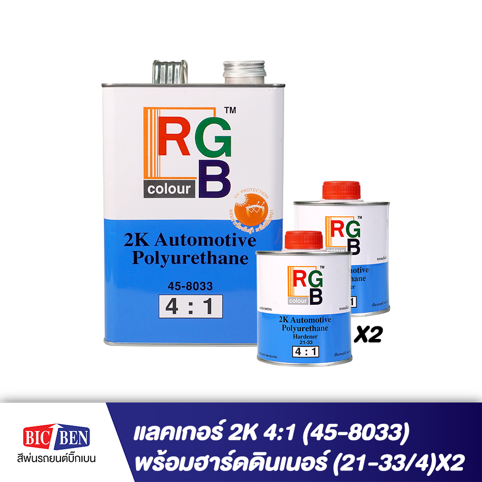 แลคเกอร์2K แลคเกอร์นกแก้ว Glasurit 21 ขนาดชุด1ลิตร(เคลียร์923-155 1L ...