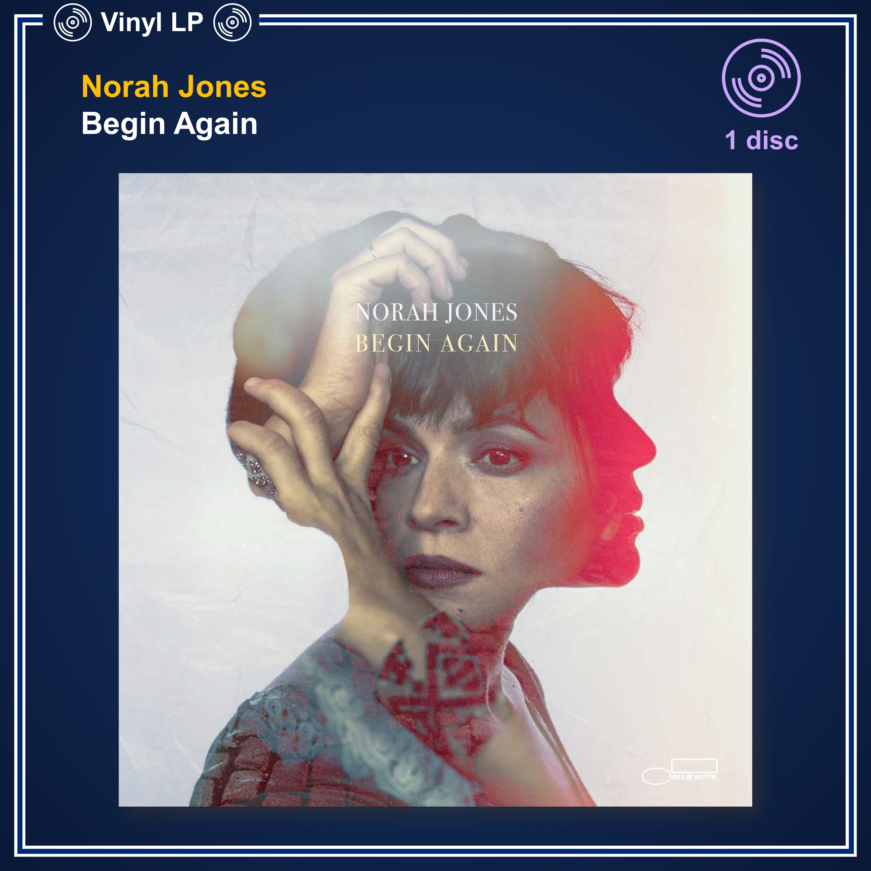 [แผ่นเสียง Vinyl LP] Norah Jones - Begin Again [ใหม่และซีล SS]