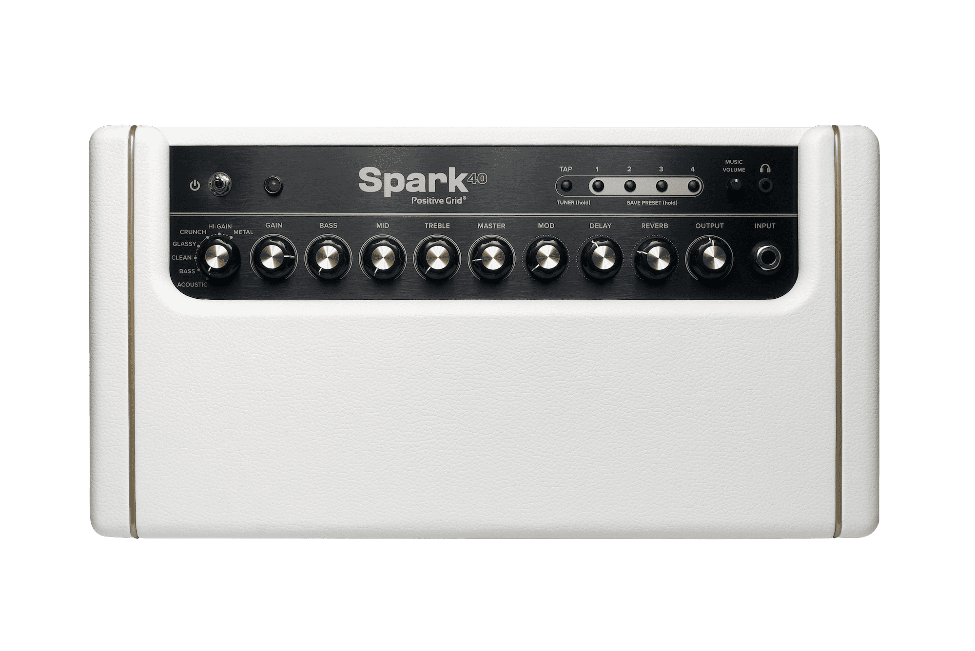 安心 保証 Positive Grid Spark 40 パールエディション 専用バッグ付