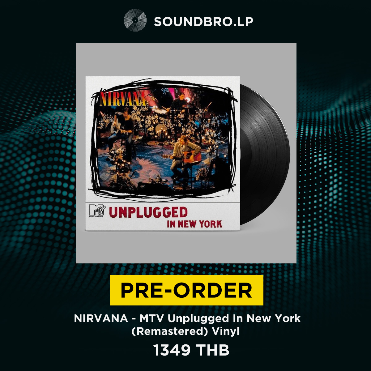 [Pre-Order 14-35 วัน] แผ่นเสียง NIRVANA - MTV Unplugged In New York (Remastered) Vinyl