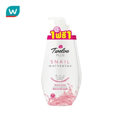Twelve Plus Shower Cream Snail Whitening 450 Ml.
