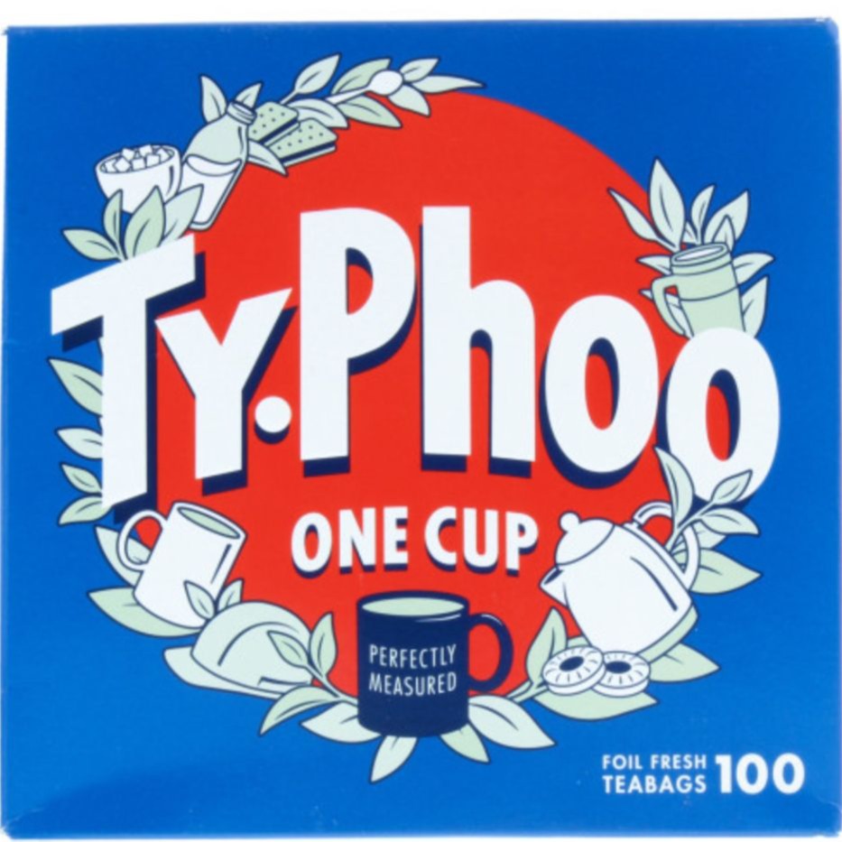 Typhoo One Cup Tea bags 100's