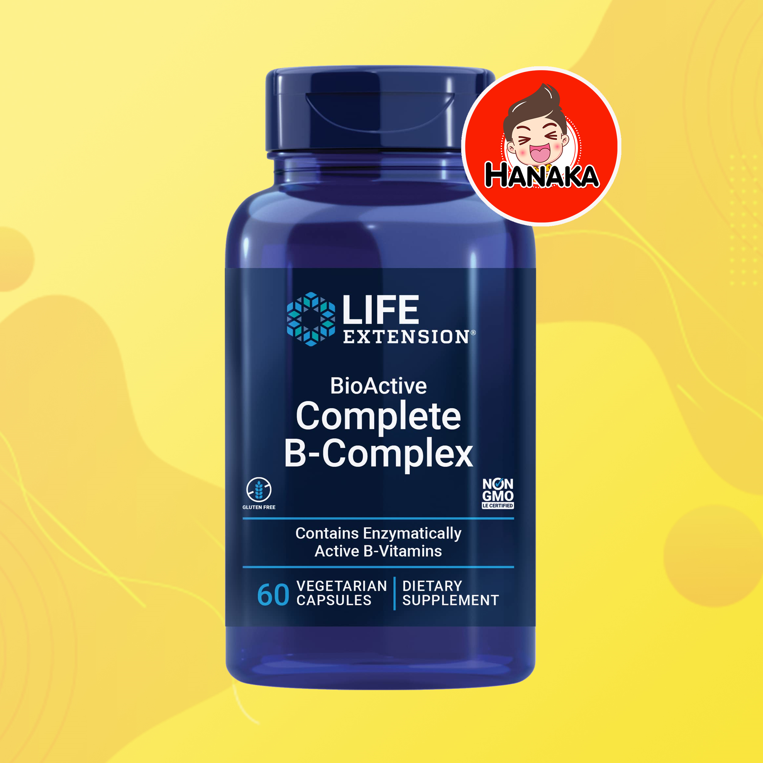 Life Extension BioActive Complete B-Complex / 60 vegetarian capsules ...