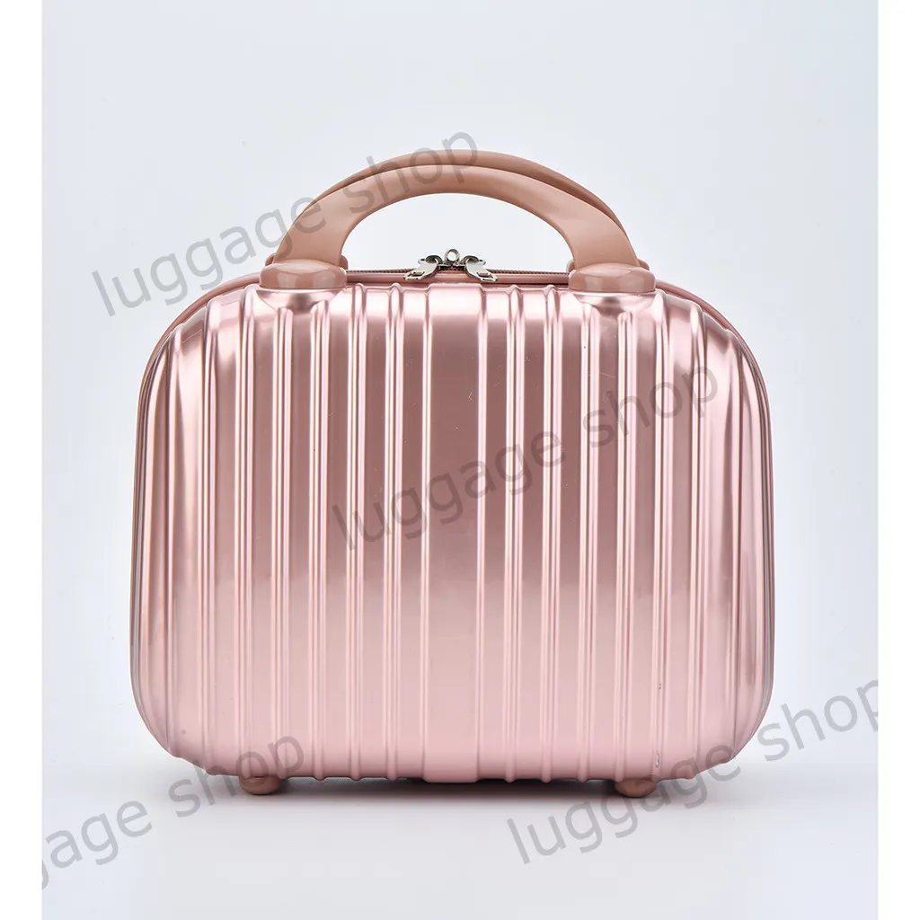 HANK B03 กระเป๋าเครื่องสำอาง14นิ้ว กระเป๋าถือผู้หญิง กระเป๋าแบบถือ กระเป๋าแฟชั่น2021 กระเป๋าเดินทางใบเล็ก วัสดุPC bag