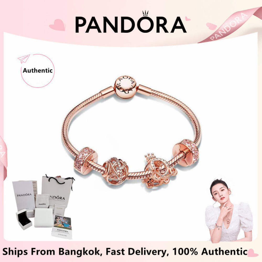 ของแท้ 100Original PANDORA Galaxy Love Bracelet ZT0409