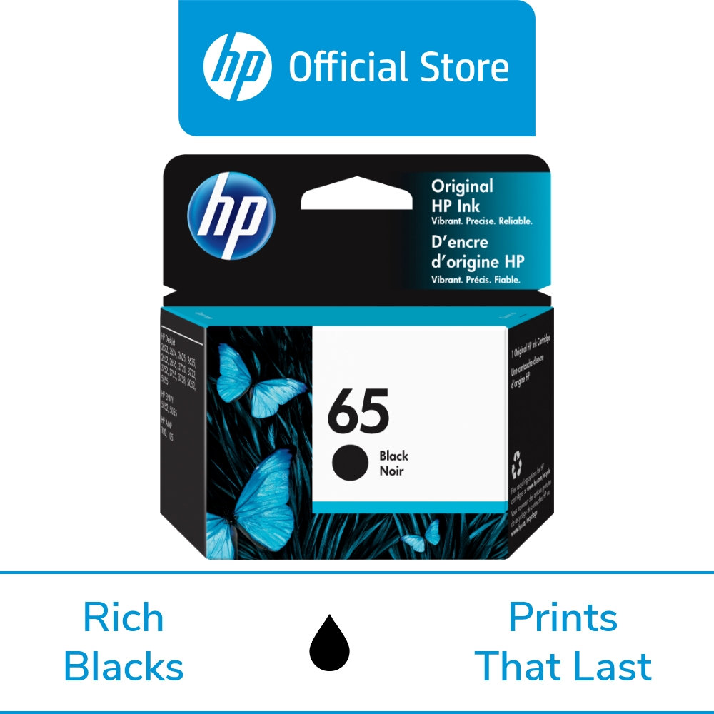 HP 65 Black/Tri-color Original Ink Cartridge