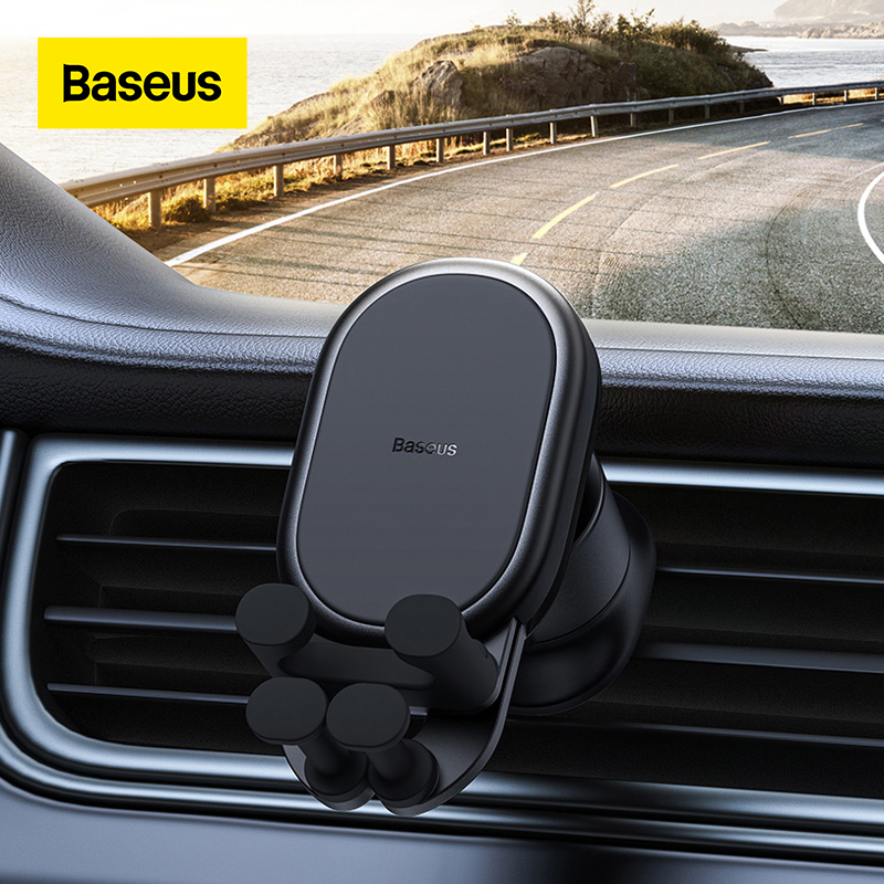 Baseus Car Phone Holder Gravity Auto Restorable in Car Air Vent
