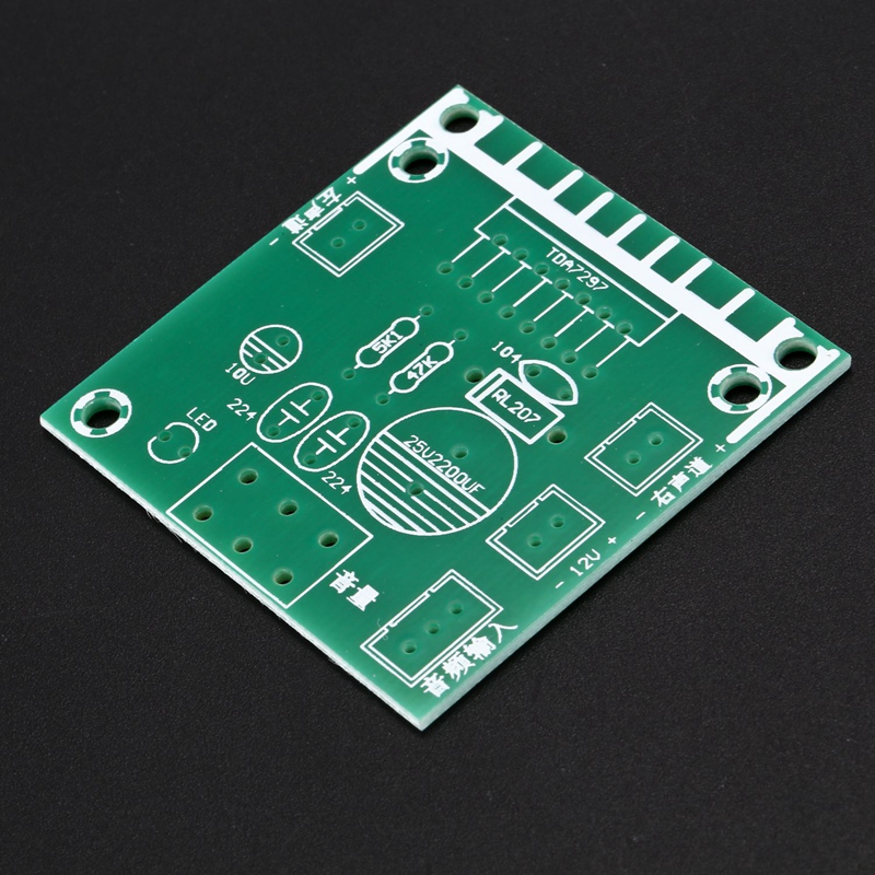 Tda7297 Amplifier Board Spare Parts Dc 12V Grade 2.0 Dual Audio