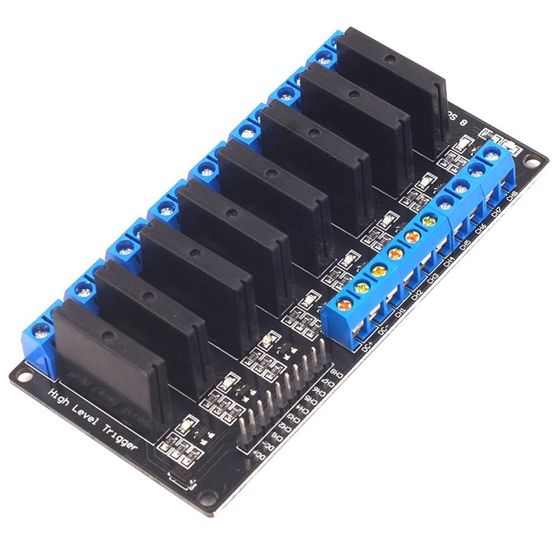 Bảng giá 5V 8 Channel Solid State Relay Module with Resistive Fuse Low Level Trigger for Arduino Phong Vũ