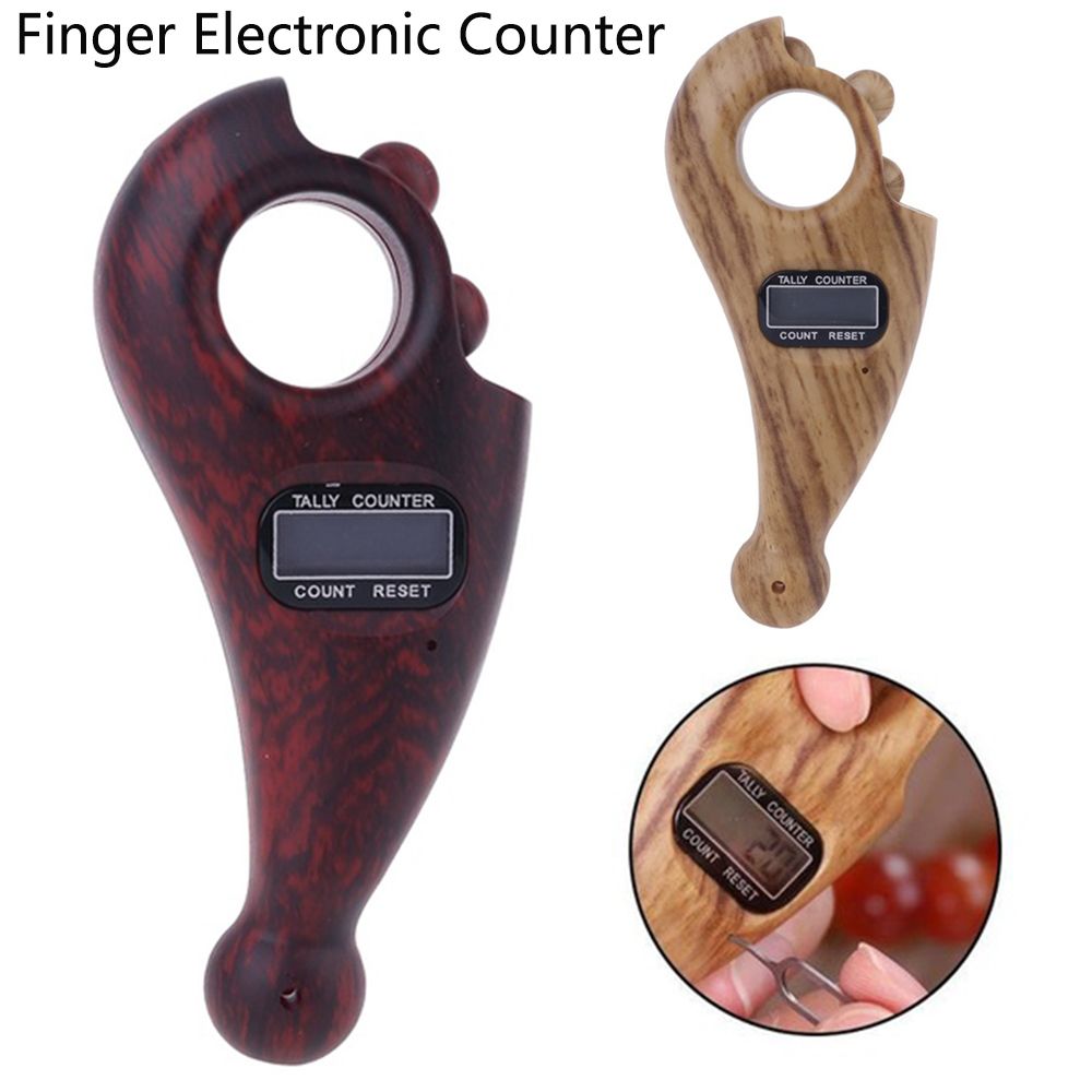 LIAND แบบพกพาสะดวกมือ LCD Digital Mini สำหรับ Pray พระพุทธรูปลดความดันของเล่นอิเล็กทรอนิกส์เคาน์เตอร์อิเล็กทรอนิกส์ Finger Counter