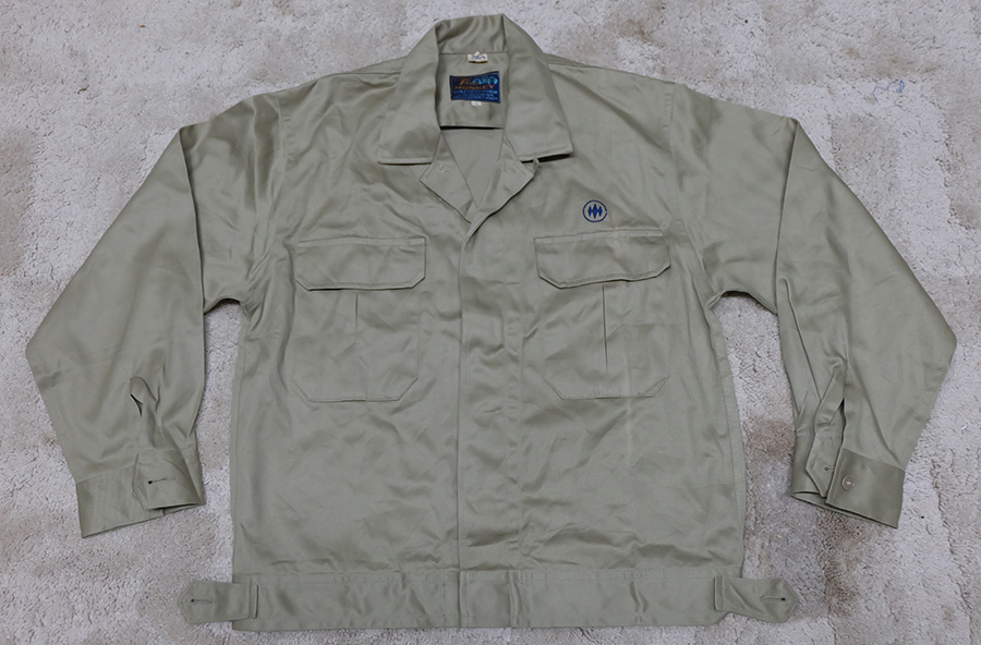 เสื้อช็อป เสื้อช่าง เสื้อช็อปช่าง​ เสื้อทำงาน เสื้อยูนิฟอร์ม​ uniform​ work​ ​shirt มือ 1 ของญี่ปุ่น ไซส์ 1 SS