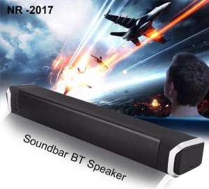 New Rixing NR2017 - Sound Bar Bluetooth Speaker ลำโพงบลูทูธ เสียงดี กระหึ่ม
sound bar ลำโพงซาวด์บาร์ อิเล็กทรอนิกส์ เครื่องเสียง เครื่องเสียงและโฮมเธียร์เตอร์
โฮมเธียร์เตอร์ ลำโพงแบบพกพา