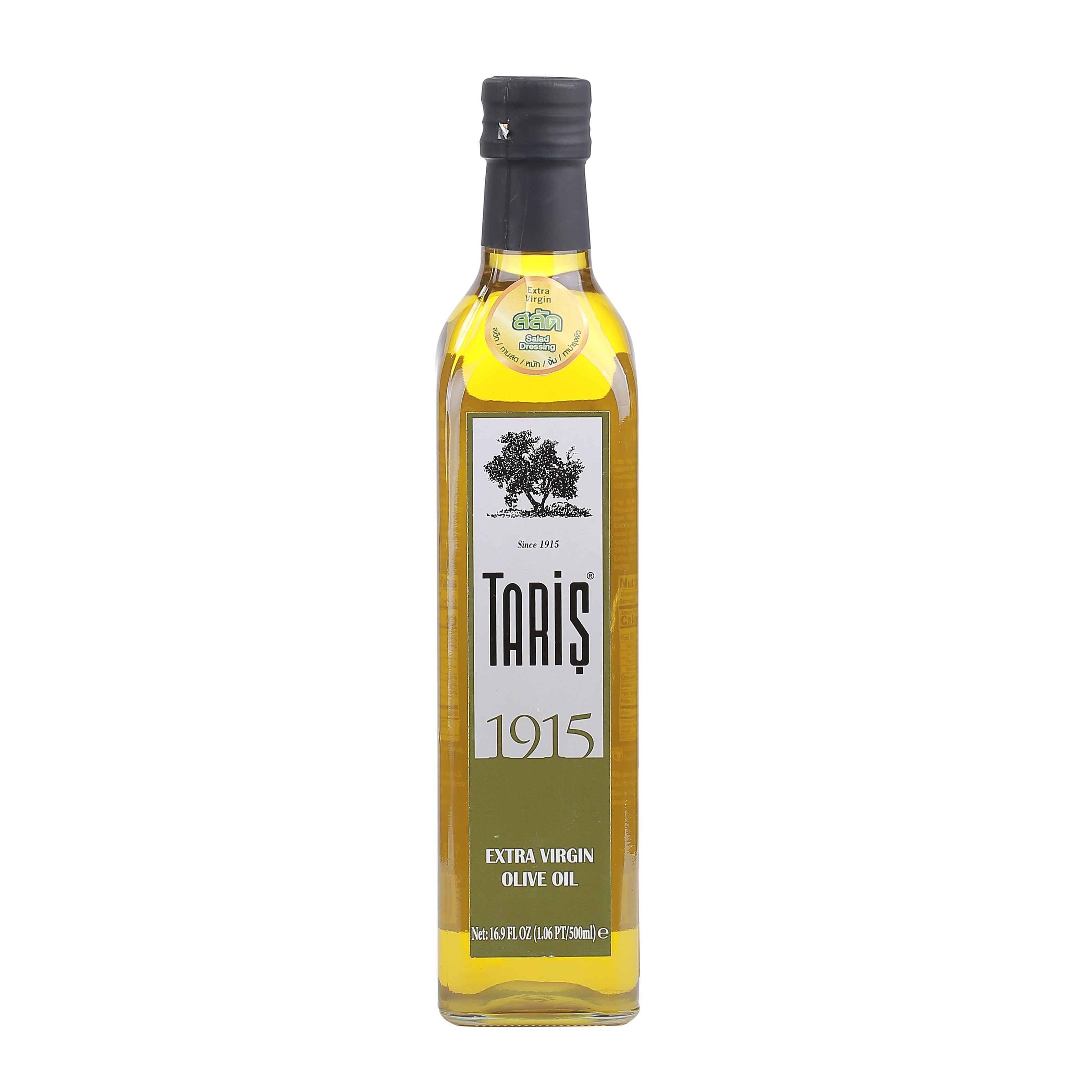 Taris Extra Virgin Olive Oil 500ml น้ำมันมะกอกบริสุทธิ์วิธีธรรมชาติ 100 %  ไซร์ 500 ml