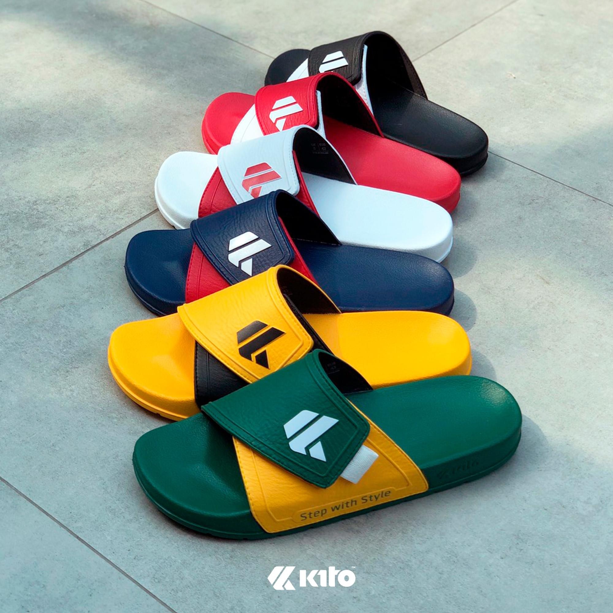 ⚡️ใหม่ล่าสุด⚡️ Kito AH92 - ส่งฟรี❗️ ของแท้ มีป้ายลิขสิทธิ์ และกล่องกีโต้ รองเท้าแตะ กีโต้ Size 36-43