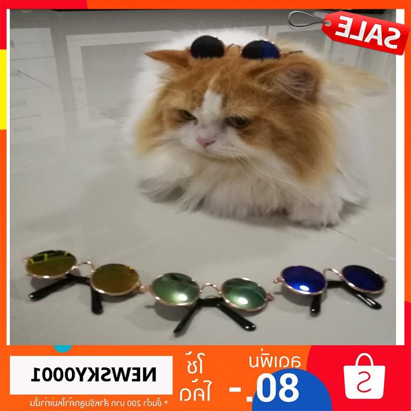 ❦✜ↂ  แว่นแมว แว่นตาแมว แว่นแสำหรับสุนัขขนาดเล็ก อัพเกรดสัตว์เลี้ยงของคุณให้เป็นซุปตาร์