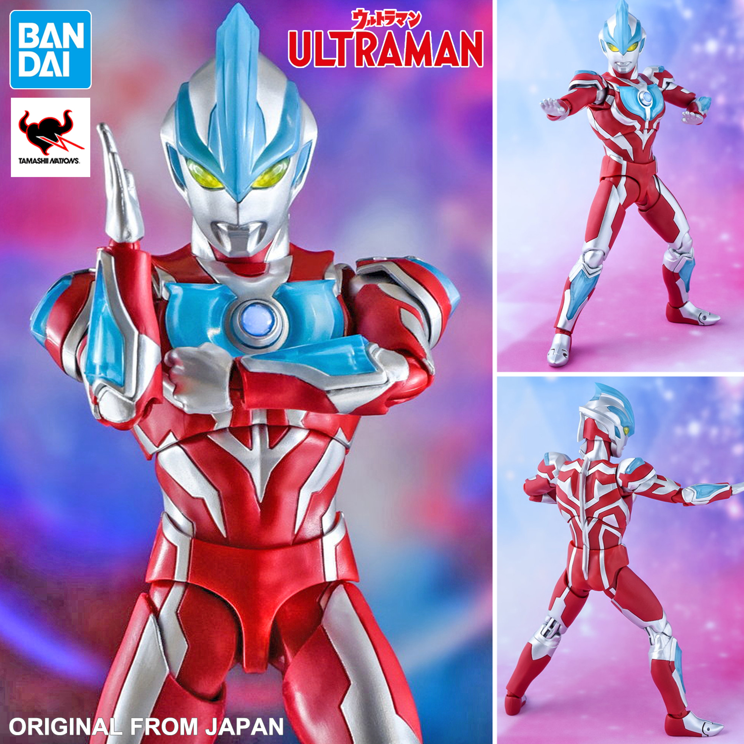 Model โมเดล ของแท้ 100�ndai Spirits S.H.Figuarts จากการ์ตูนดังเรื่อง Ultraman Ginga ยอดมนุษย์ อุลตร้าแมน กิงกะ Ver Original from Japan Figma ฟิกม่า Anime ขยับแขน-ขาได้ ของขวัญ Gift ของสะสมหายาก อนิเมะ การ์ตูน มังงะ Doll ตุ๊กตา manga Figure ฟิกเกอร์