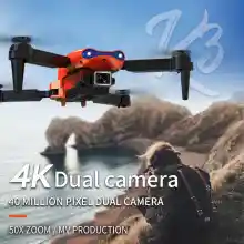 ภาพขนาดย่อของภาพหน้าปกสินค้าOriginal E99 Pro drone 4K HD Dual Camera Drone Photography Omni-Directional Remote Control 360 Rollover 30km/h (Folding Drone 20mins Backup Battery 3 in 1 drone จากร้าน AIR TH บน Lazada ภาพที่ 6