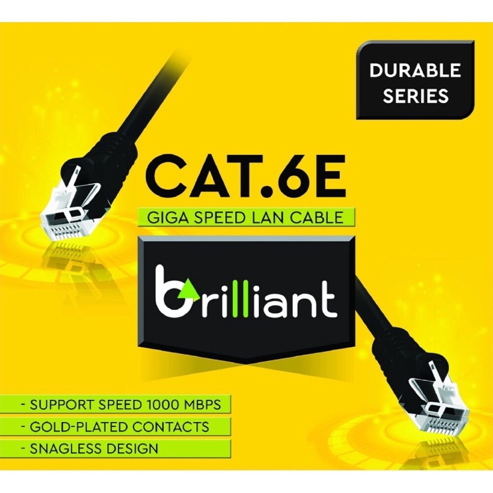 BRILLIANT CAT 6E RJ45 10M Lan Cable (1Y) NWC000101 IT CITY ThaiPick