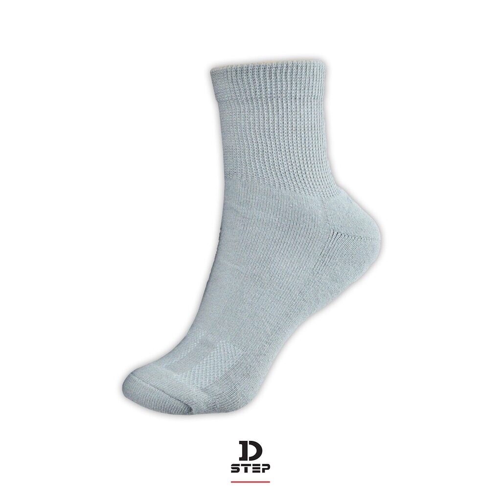 DSTEP ถุงเท้าเพื่อสุขภาพ / ถุงเท้าขนหนูครึ่งหนานุ่ม / DH - 001, 002