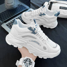 xinyuanxuan【Free Shipping Miễn phí vận chuyển】2022 phiên bản mới xu hướng Hàn Quốc nhẹ và thoải mái giày trắng nhỏ thoáng khí giày nam nhẹ giày chống mòn giày bình thường giày thể thao nam