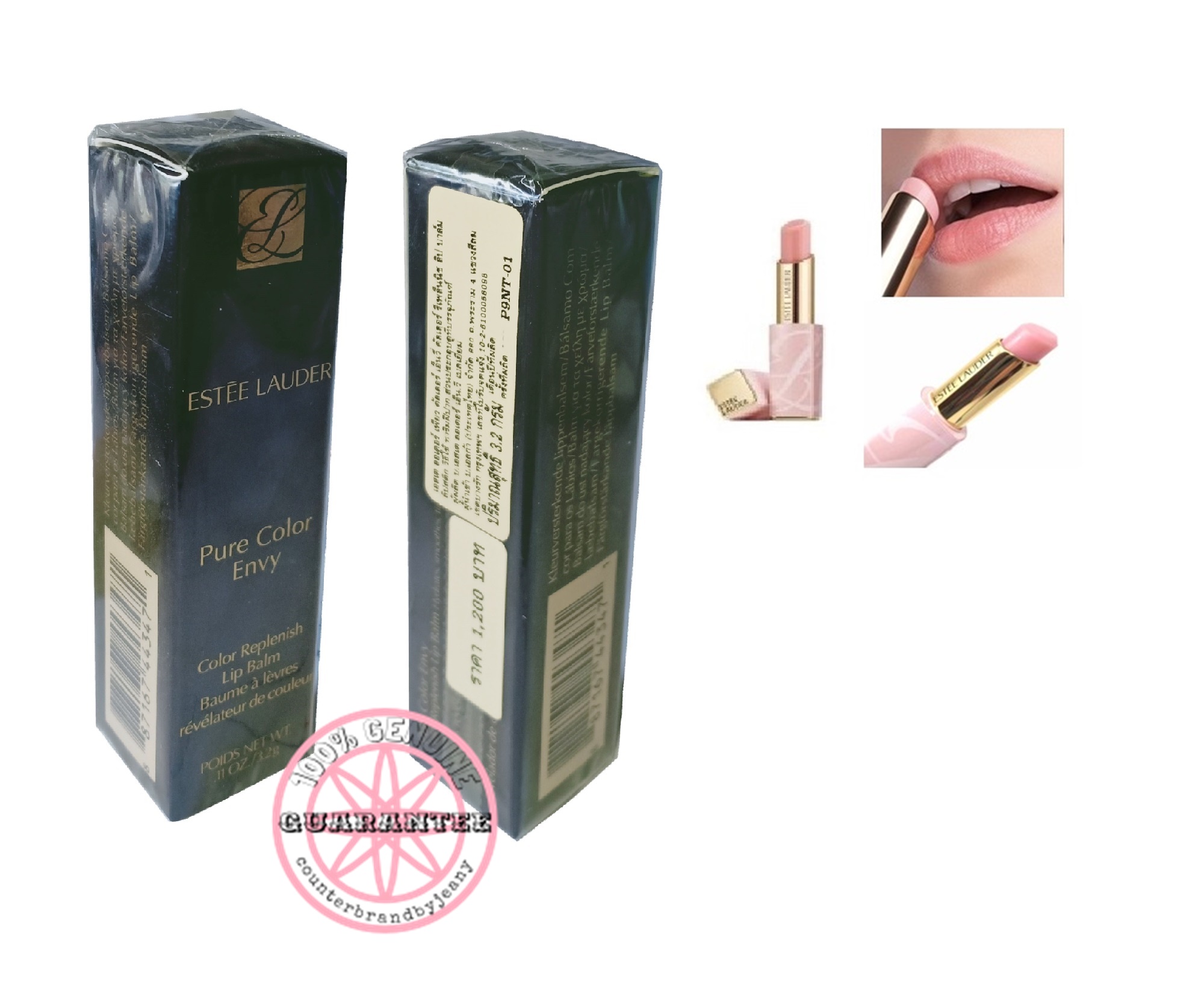 ของแท้ ป้ายไทย ESTEE LAUDER Pure Color Envy Color Replenish Lip Balm ...