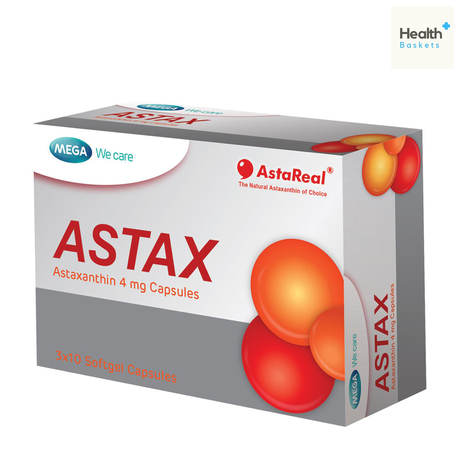 Mega we care Astax 30cap แอสแท็กซ์ 30เม็ด  1 กล่อง