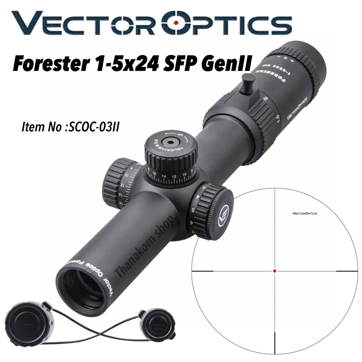 Vector Optics Forester 1-5x24SFP GenII-