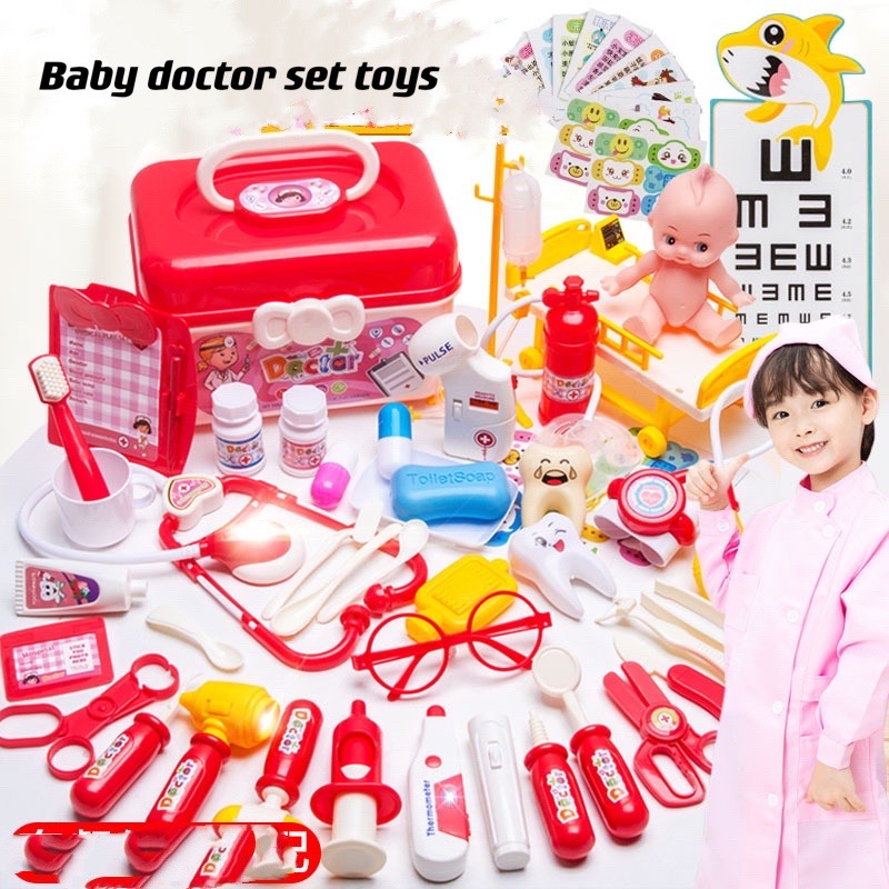 Baby store พร้อมส่ง????ของเล่นเด็กชุดคุณหมอ จำนวน33ชิ้น ของเล่นชุดหมอ ...