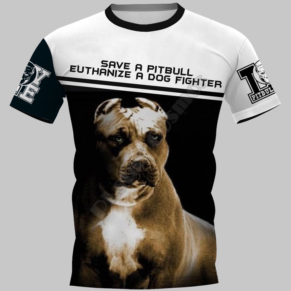 Love Pitbull 3D Printed t-shirt Harajuku Streetwear T shirts Funny Animal  Men For Women Short Sleeve | Lazada Singapore