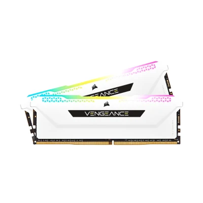 RAM DDR4(3200) 32GB (16GBX2) CORSAIR Vengeance RGB PRO SL White (CMH32GX4M2E3200C16W)