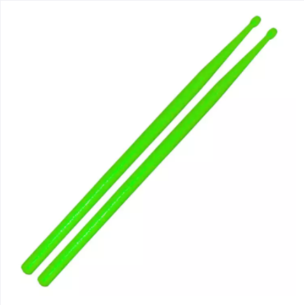 ไม้ตีกลองชุด ไม้ตีกลองพลาสติก สีเขียว1คู่ / Plastic Drum Stick 1 pair - Green / drumstick