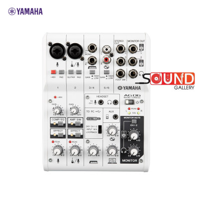 ดูภาพ YAMAHA AG06 MIXING CONTROL มิกซ์เซอร์อินเตอร์เฟส ยามาฮ่า รุ่น AG06 <br/>เพิ่มเติม YAMAHA AG06 MIXING CONTROL มิกซ์เซอร์อินเตอร์เฟส ยามาฮ่า รุ่น AG06