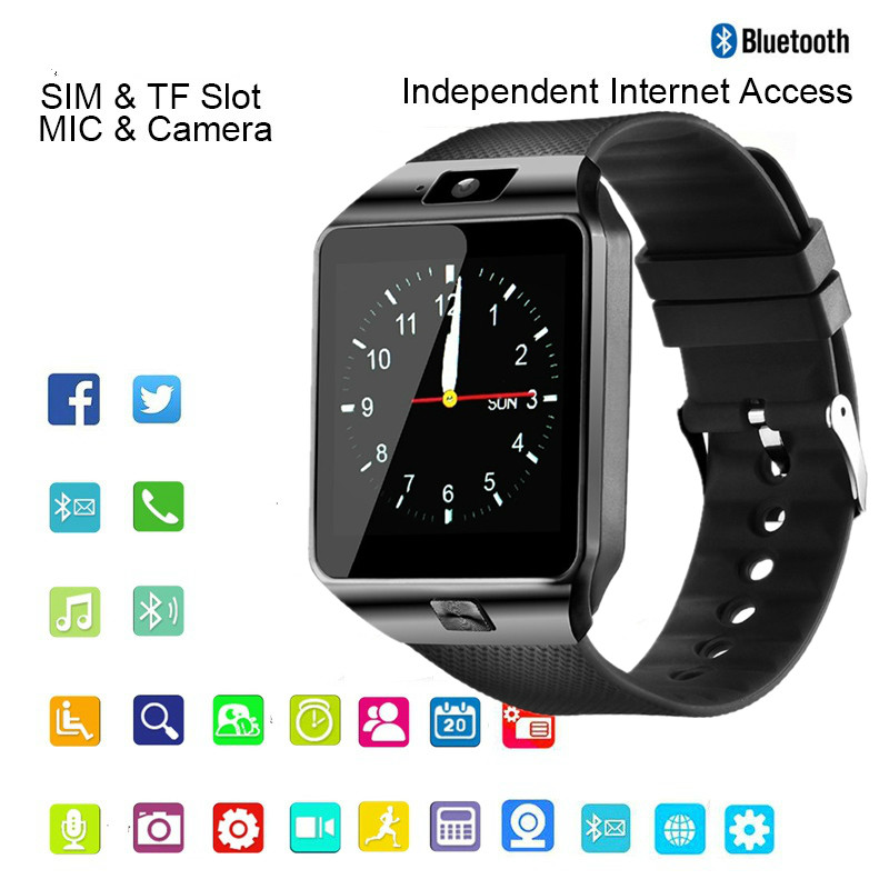 Smart Watch Digital Men Android Phone Bluetooth Watch Waterproof Camera ...