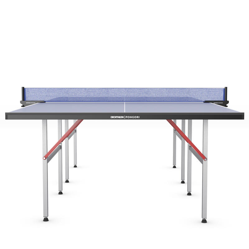 Indoor Table Tennis, collapsible - wood, steel - Light blue