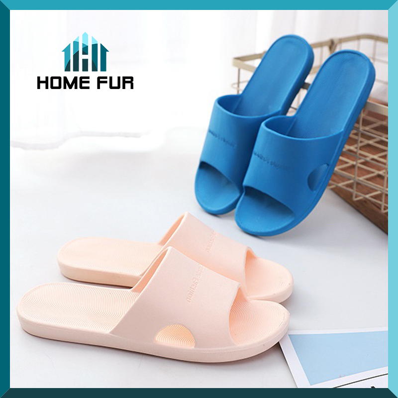 Home Fur รองเท้าแตะ รุ่นยางEVA กันลื่น น้ำหนักเบา สวมใส่ในบ้าน