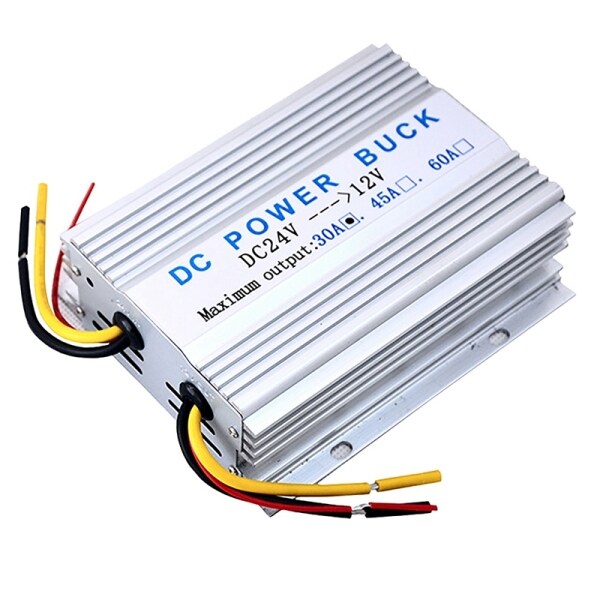 DC-DC Step Down Voltage Converter Power Supply Buck Regulator 24V to 12V 30A Volt Reducer Transformer for Car Stereo