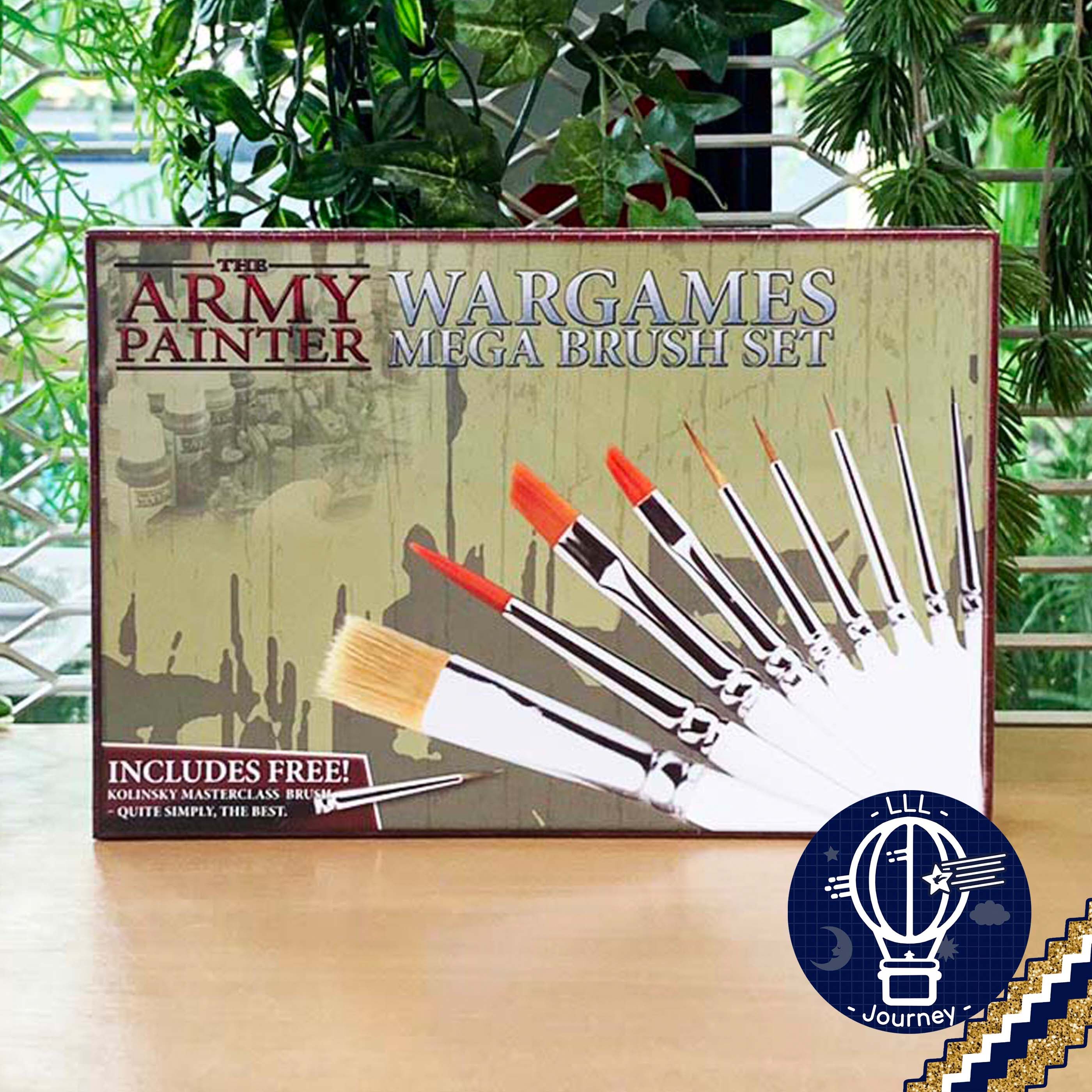 The Army Painter Wargames Mega Brush Set [Accessories for Boardgame