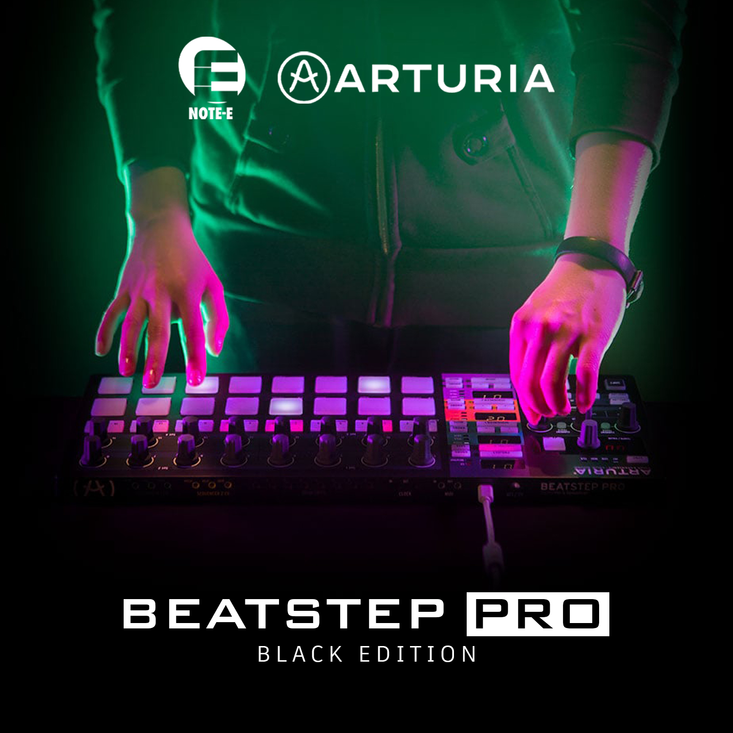 MIDI คีย์บอร์ด Arturia Beatstep Pro Black Edition