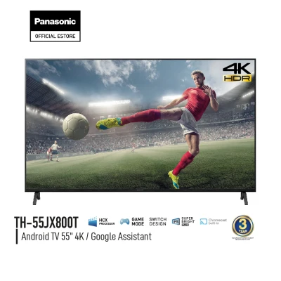 Panasonic TH-55JX800T 55 นิ้ว, LED LCD, 4K HDR Android TV
